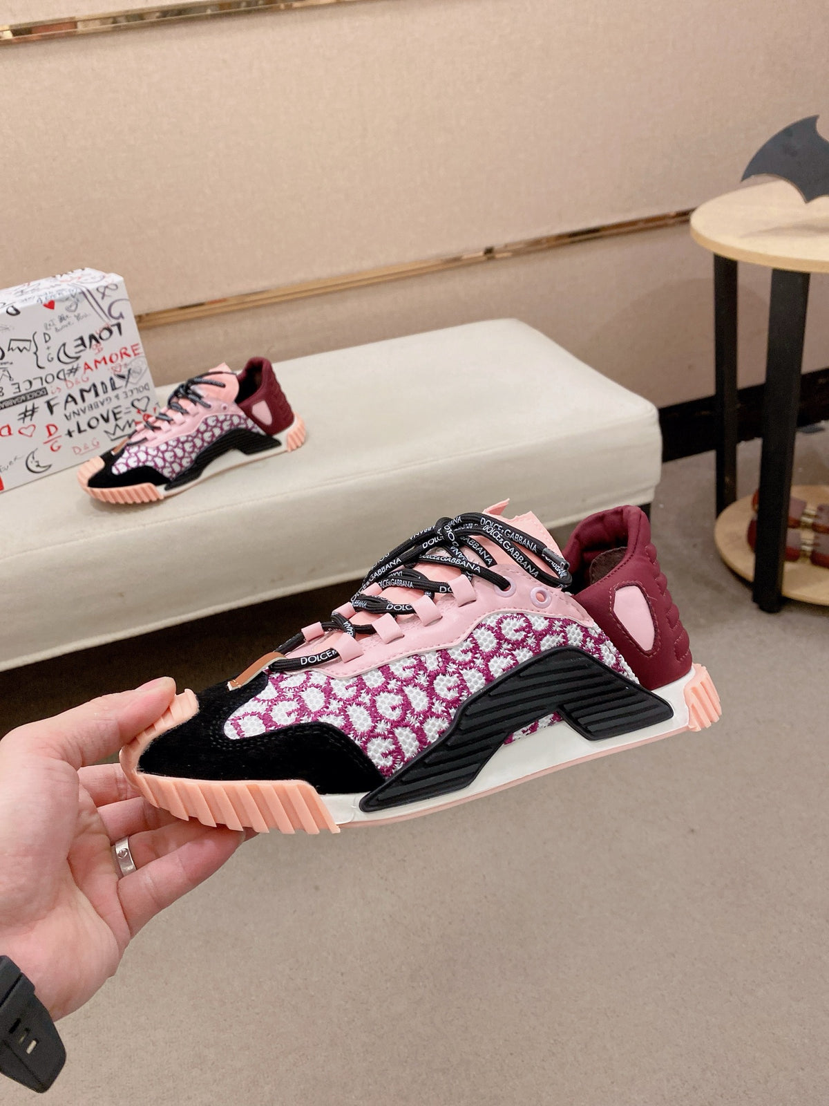 Dolce & Gabbana DG Couple's Athletic Casual Sneakers