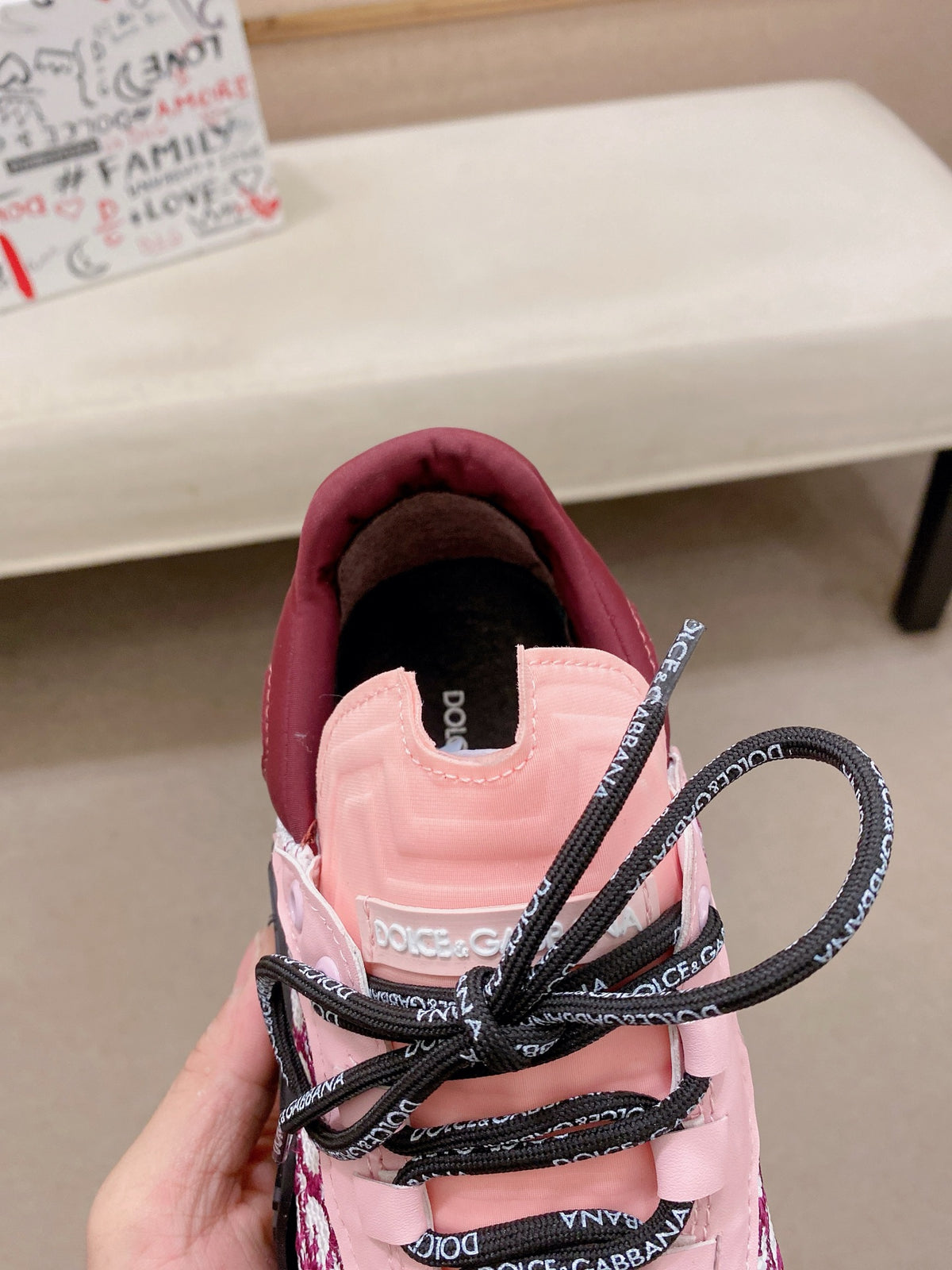 Dolce & Gabbana DG Couple's Athletic Casual Sneakers