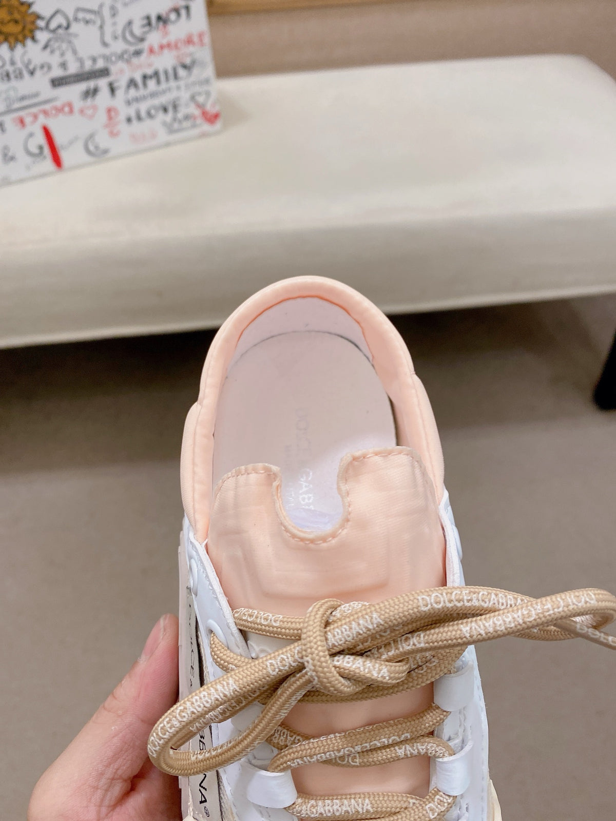 Dolce & Gabbana DG Couple's Athletic Casual Sneakers