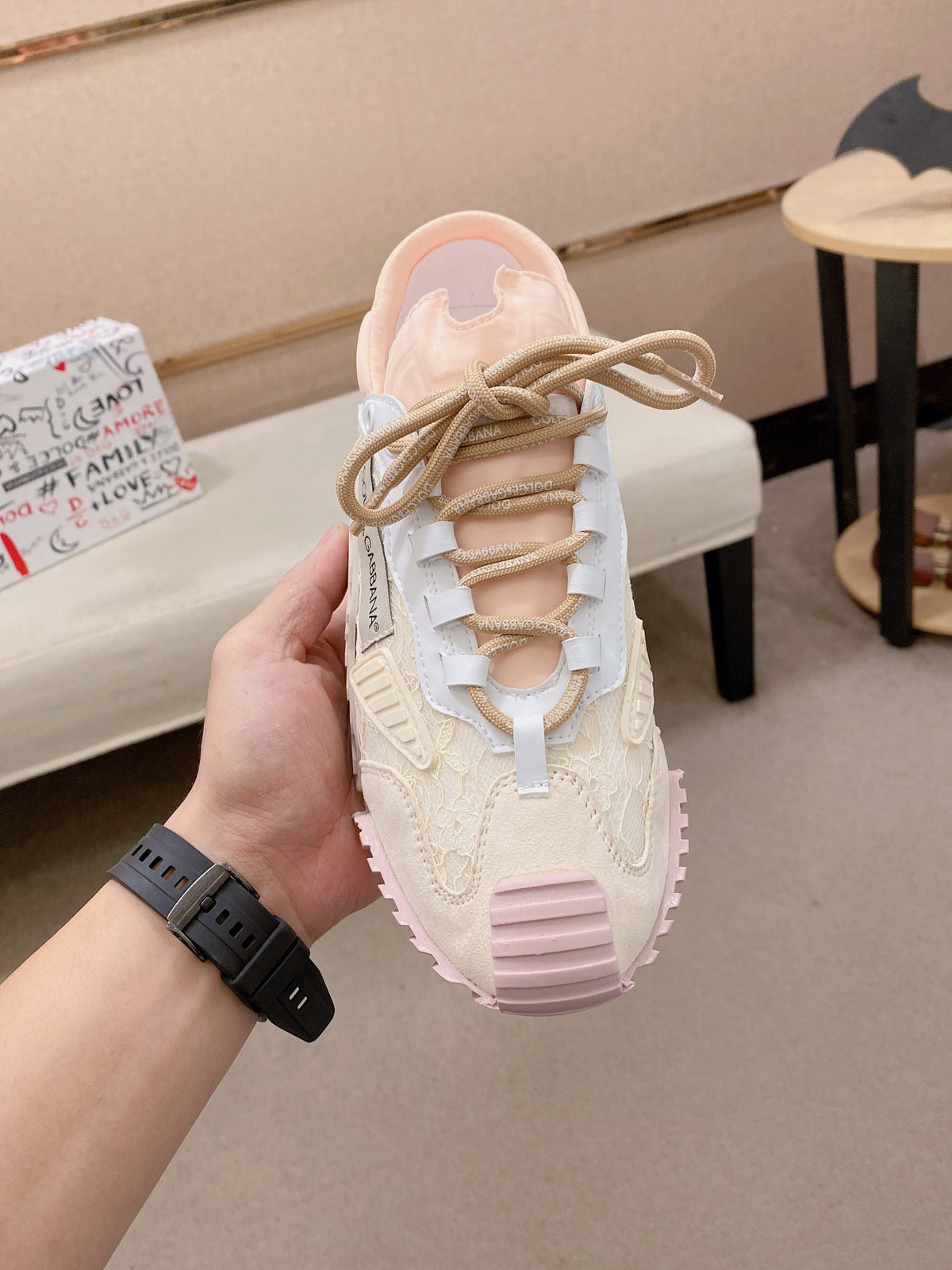 Dolce & Gabbana DG Couple's Athletic Casual Sneakers