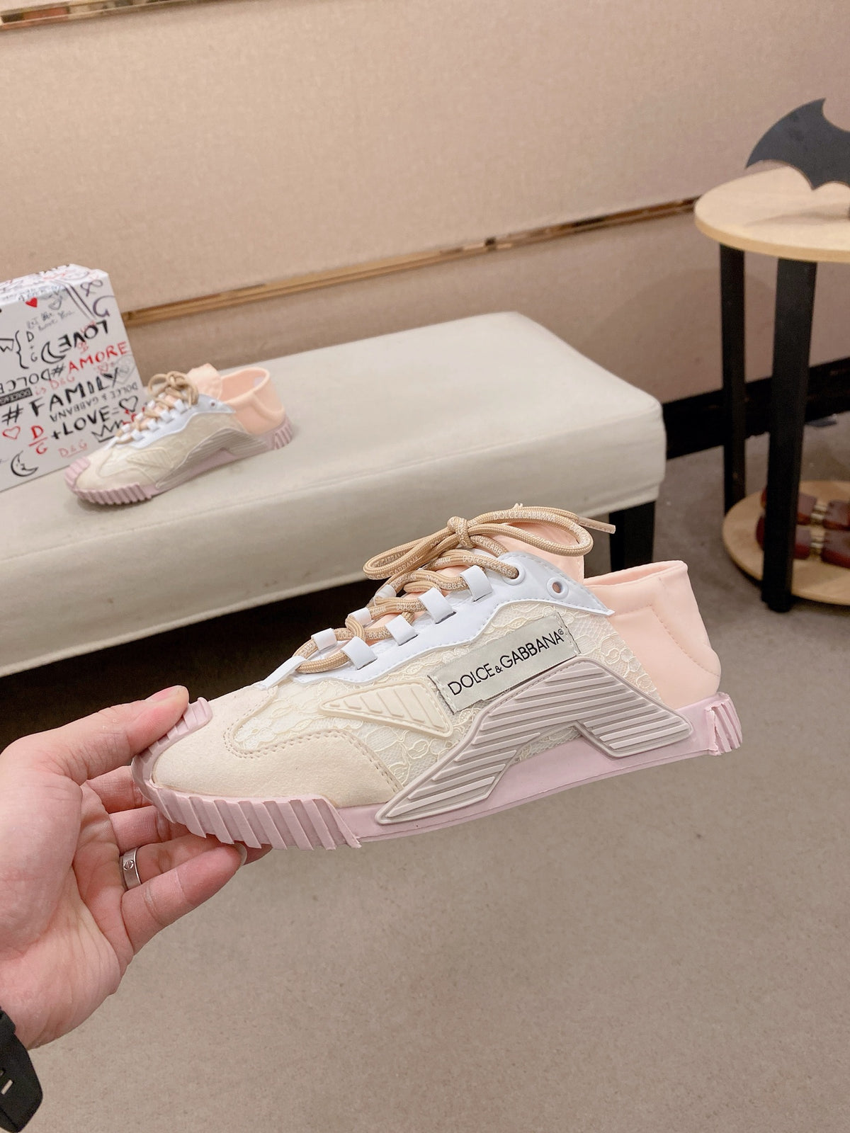 Dolce & Gabbana DG Couple's Athletic Casual Sneakers