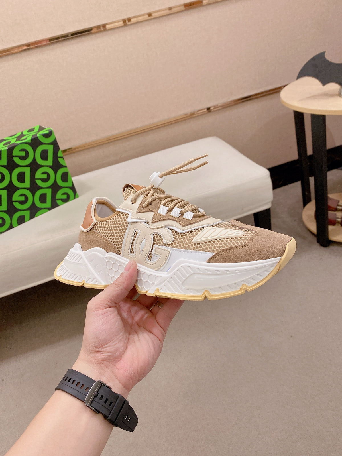 Dolce & Gabbana DG Couple's Athletic Casual Sneakers