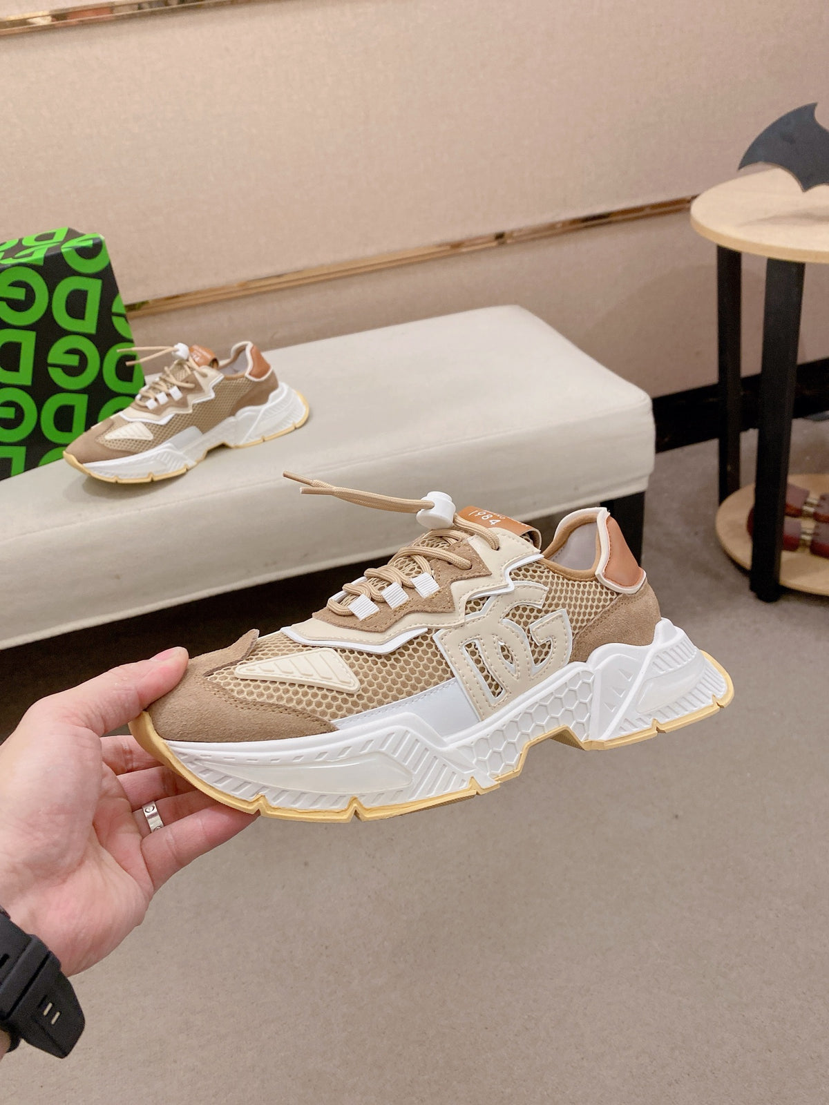 Dolce & Gabbana DG Couple's Athletic Casual Sneakers