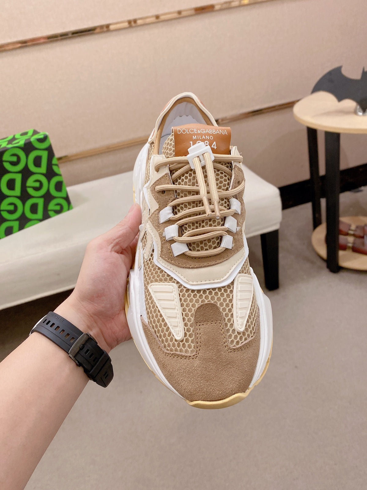Dolce & Gabbana DG Couple's Athletic Casual Sneakers