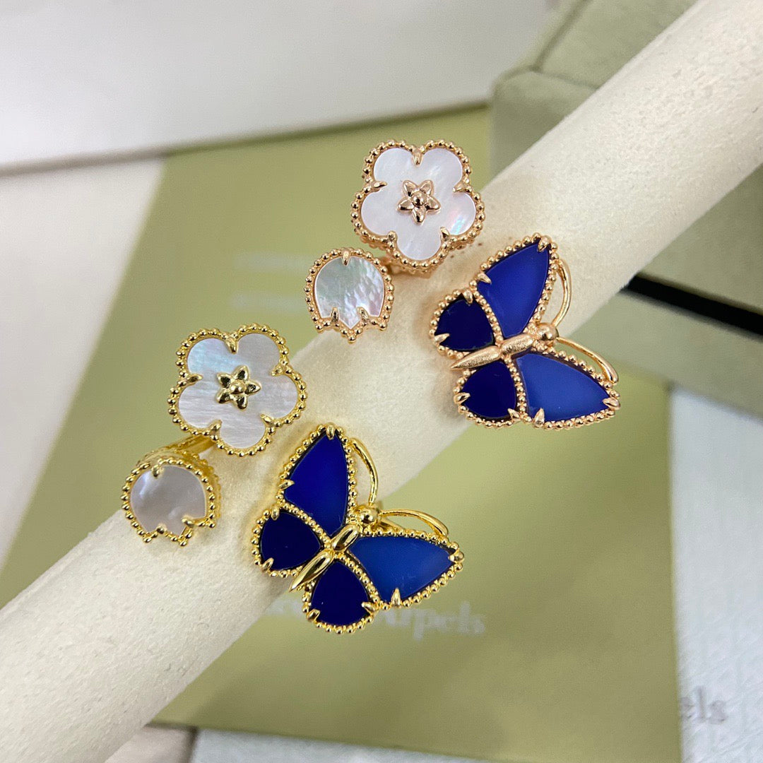 gold butterfly Ring for women - product detail view