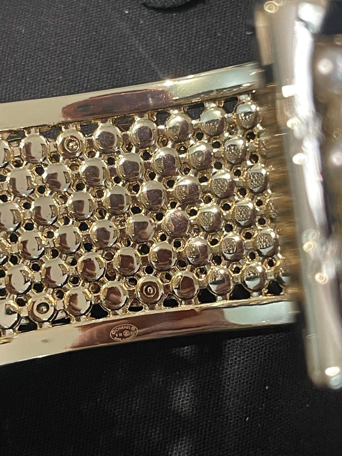 gold pearl Bangle for women - alternate angle view 7