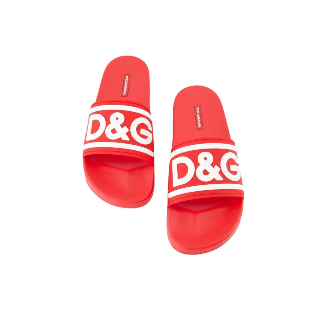 Dolce & Gabbana DG Men's Embossed-Logo PVC Slides