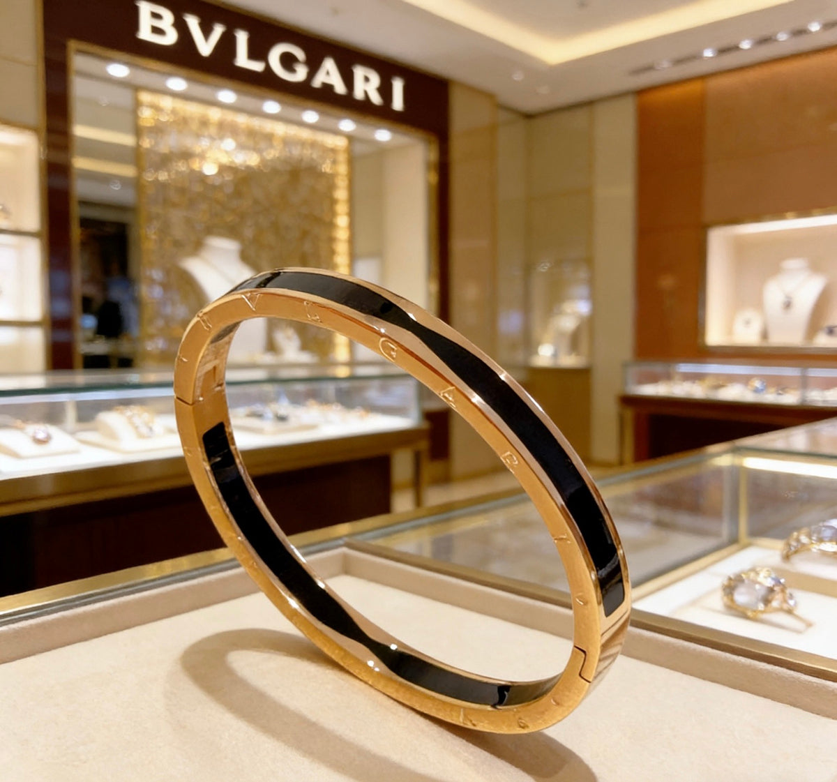 gold metal snake Bangle for women - alternate angle view 8
