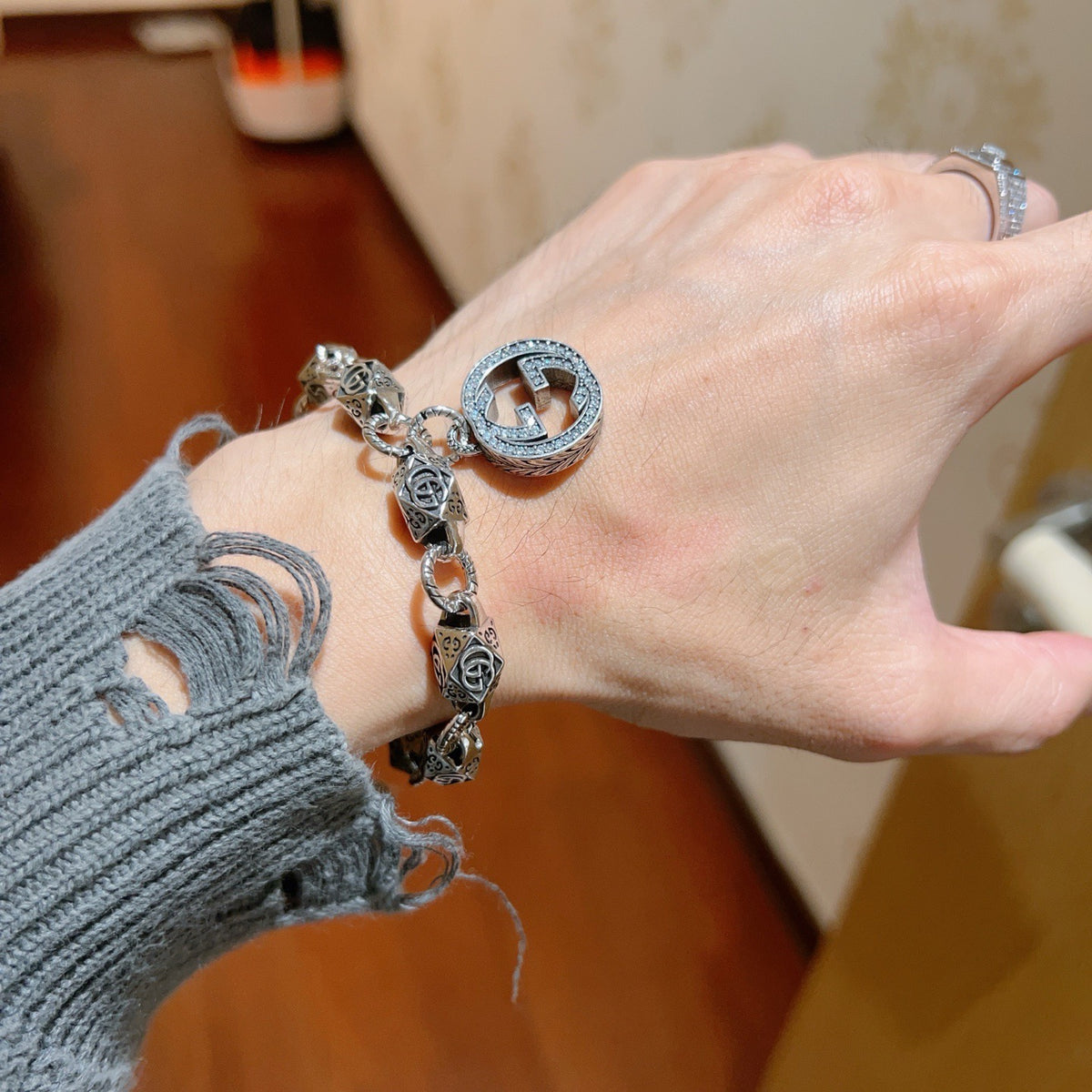delicate Bracelet for men - alternate angle view 7