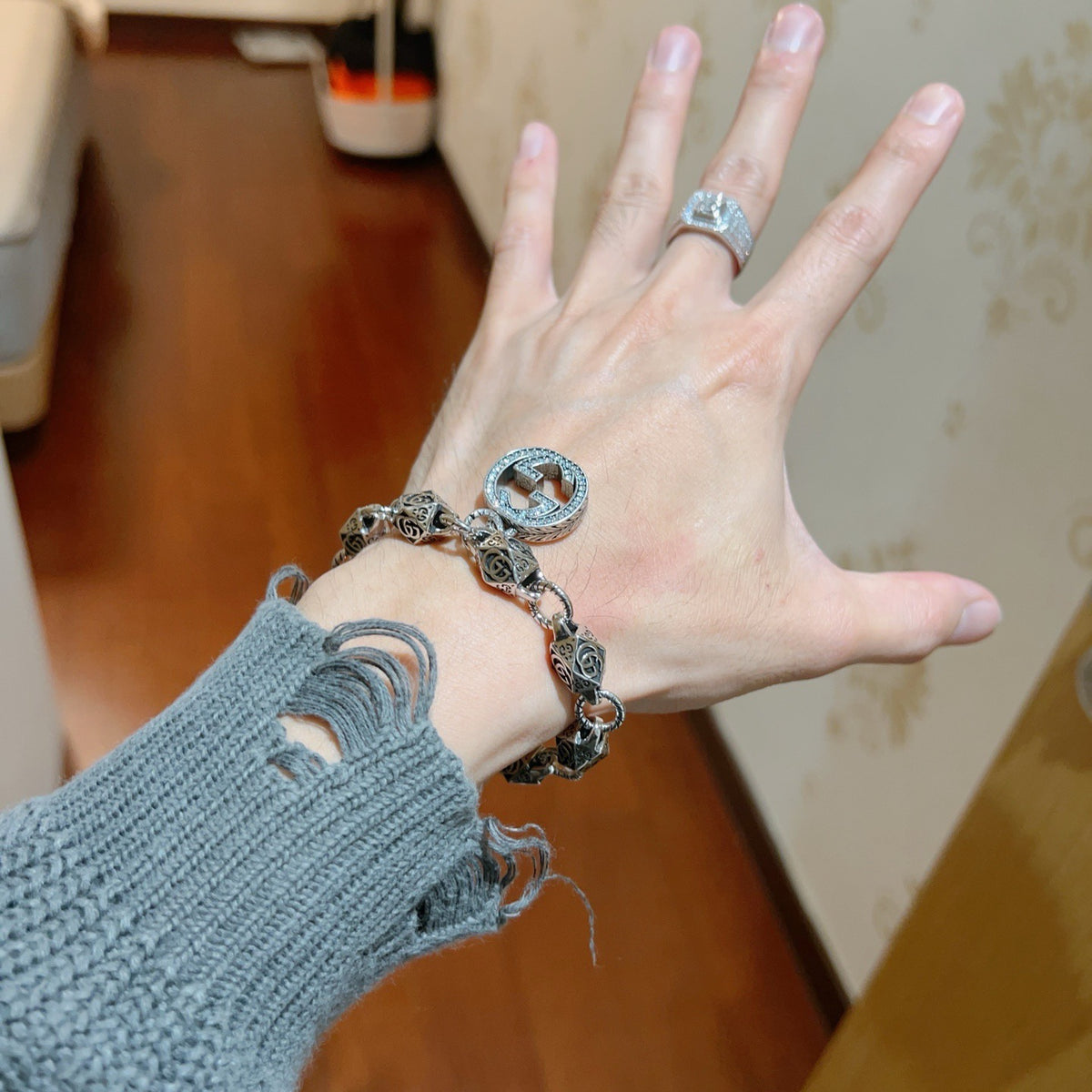 delicate Bracelet for men - alternate angle view 3