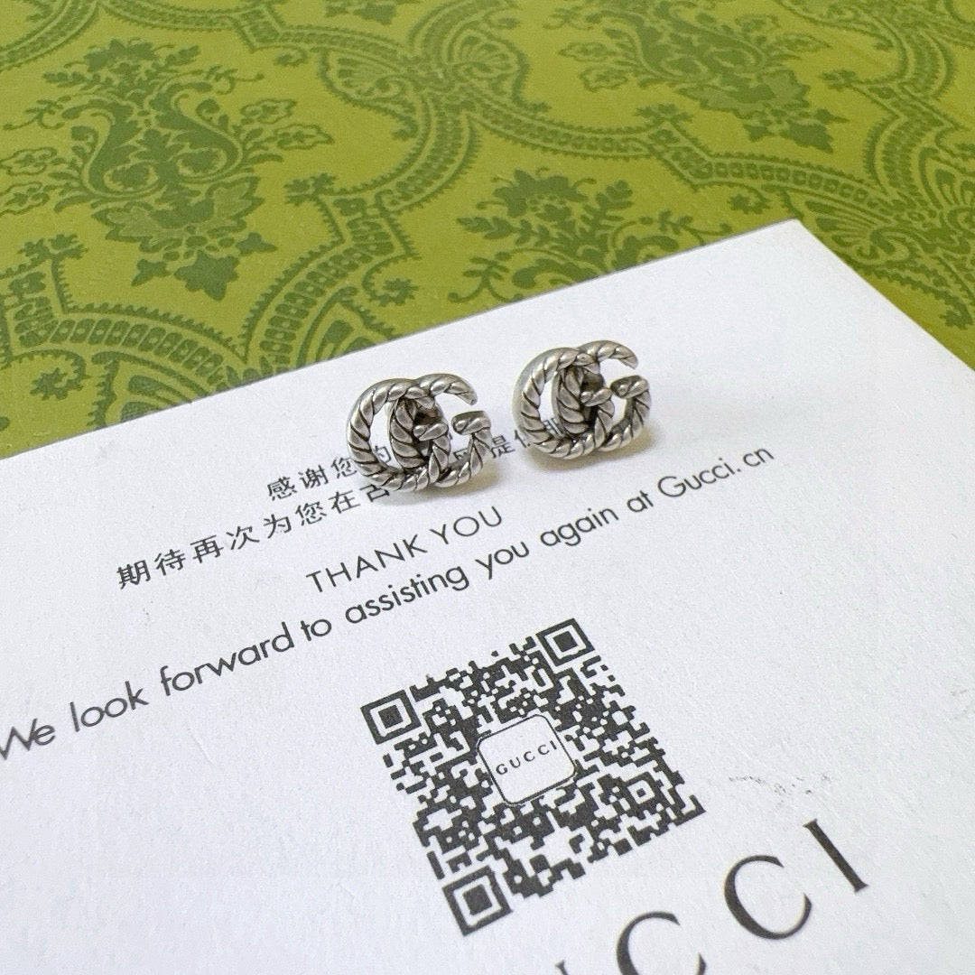 antique vintage Stud Earrings for women - alternate angle view 9