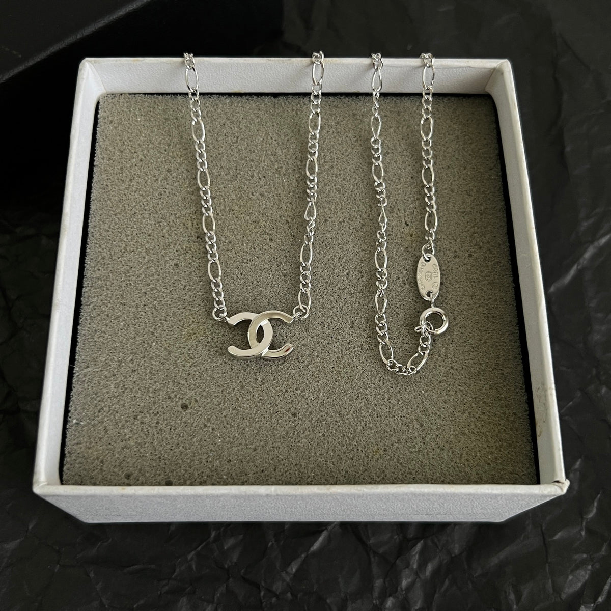 double c Necklace for women - alternate angle view 5
