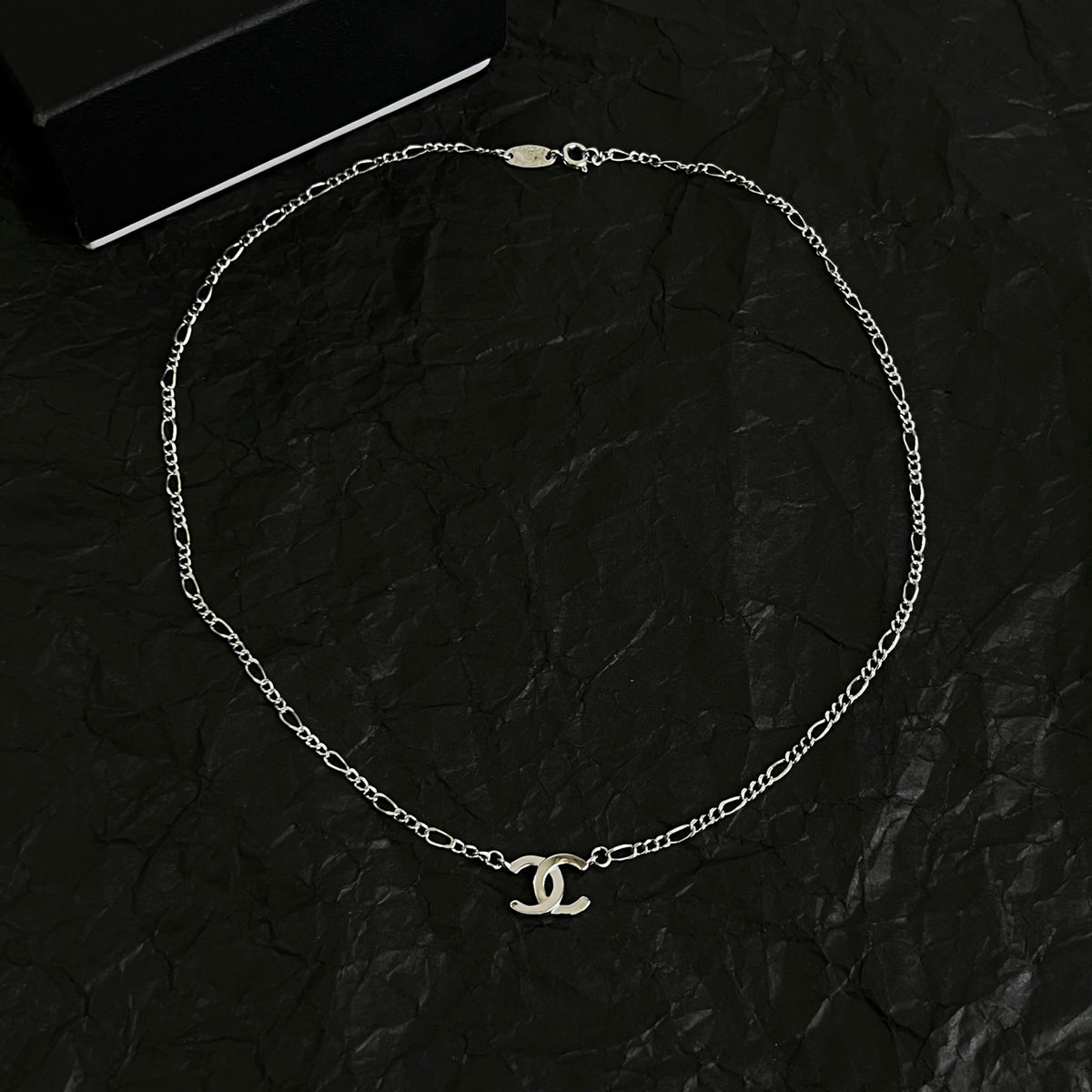 double c Necklace for women - alternate angle view 2