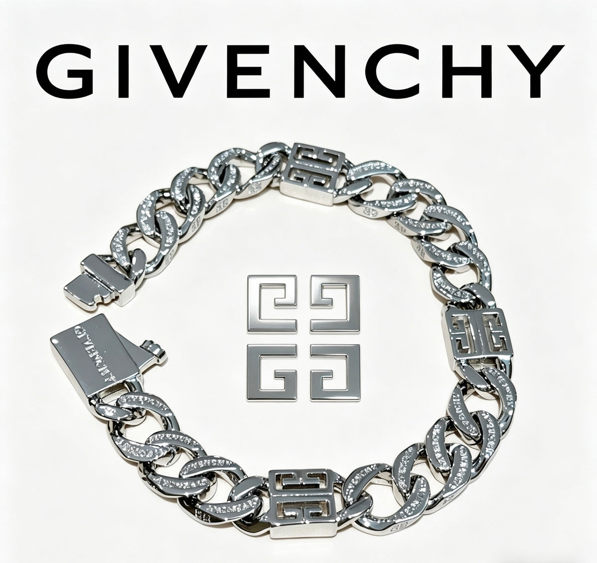 gold gold plated floral Bracelet for men - product detail view