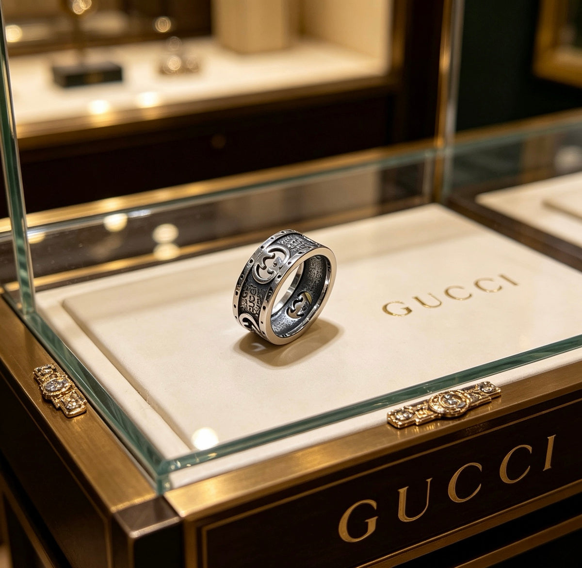 double g Ring for men - alternate angle view 4