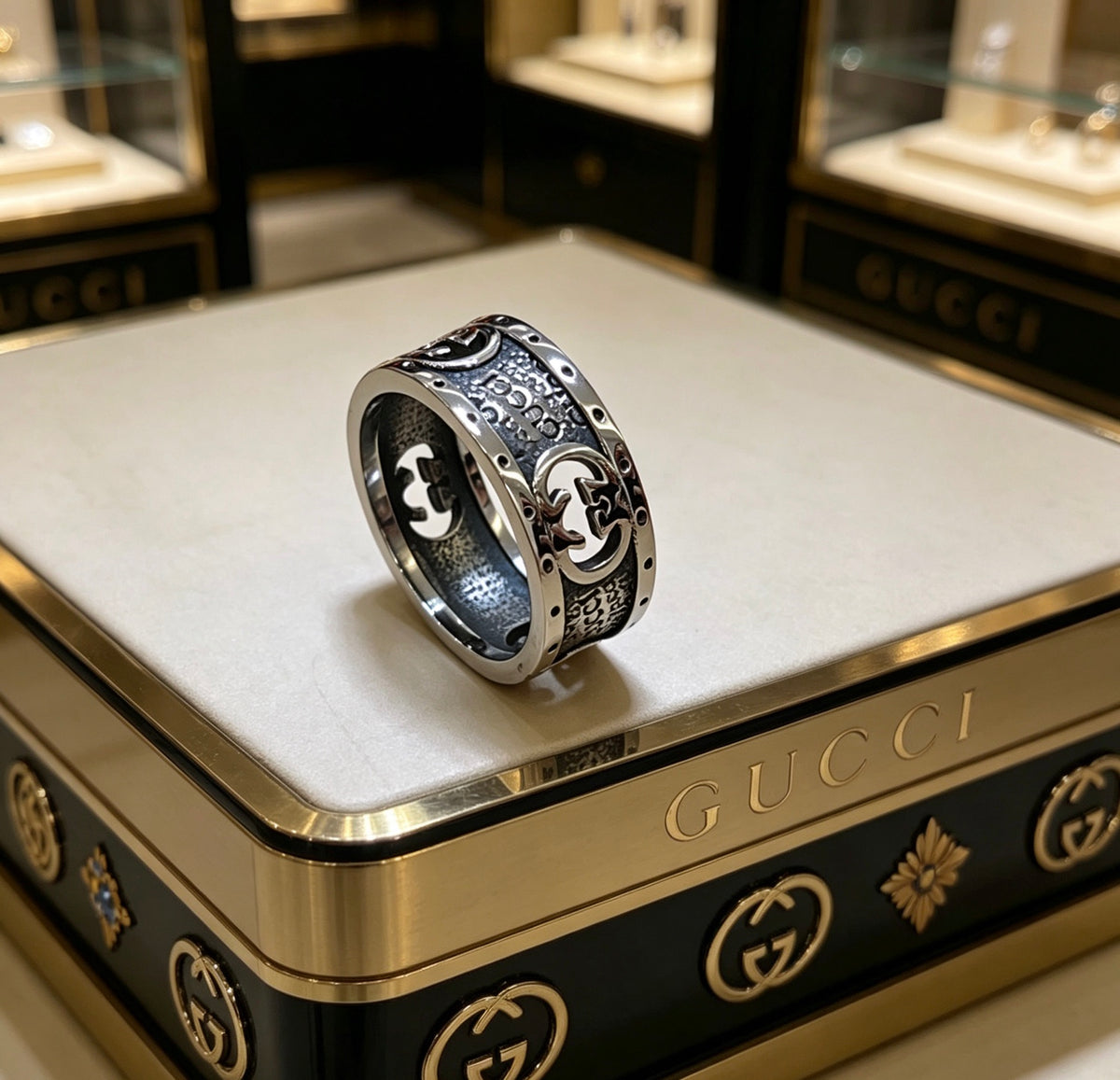 double g Ring for men - alternate angle view 8