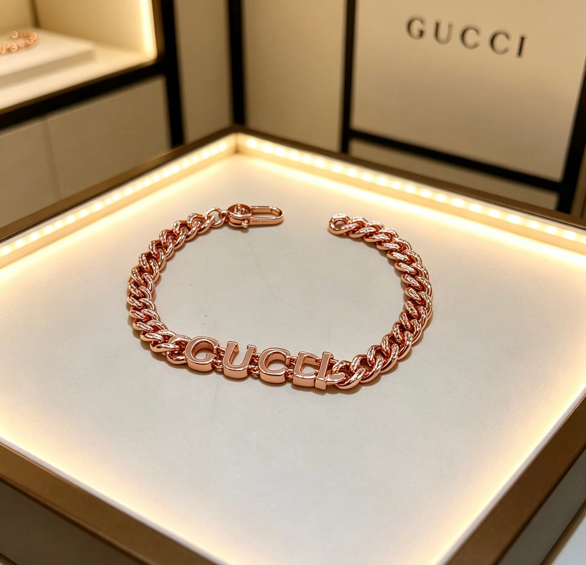 beige luxury Bracelet for men - alternate angle view 7