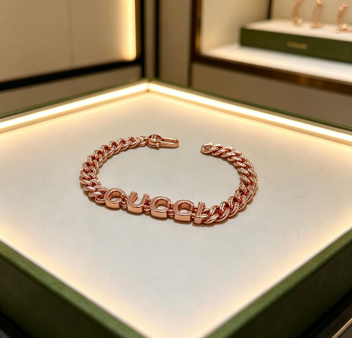 beige luxury Bracelet for men - alternate angle view 9