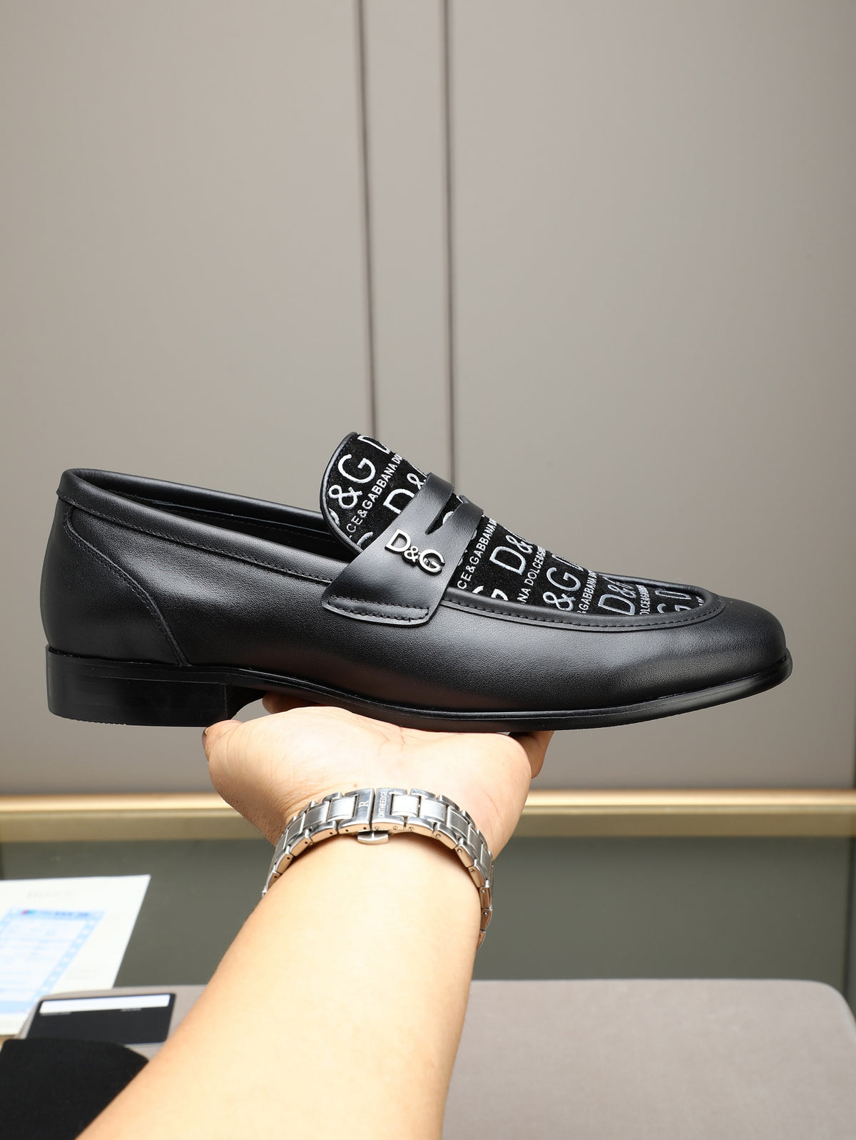 Dolce & Gabbana DG Men's Handcrafted Formal Dress Shoes