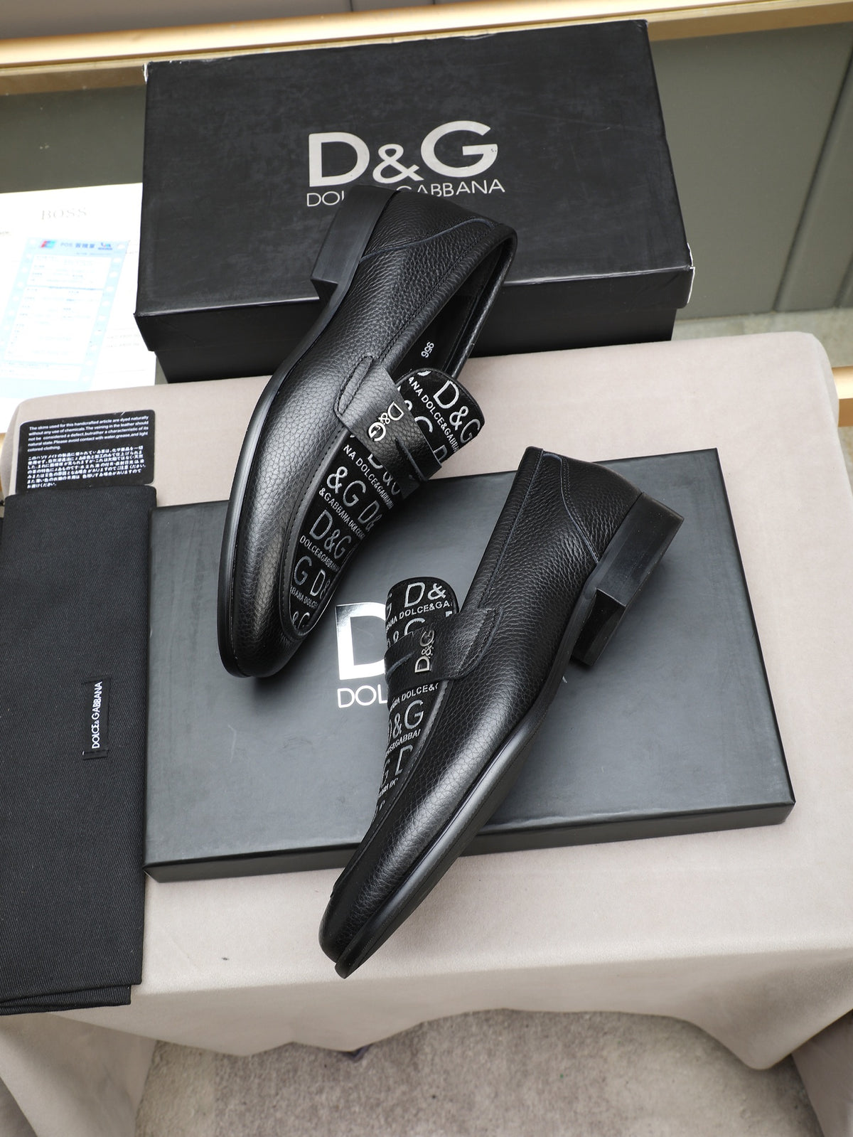 Dolce & Gabbana DG Men's Handcrafted Formal Dress Shoes