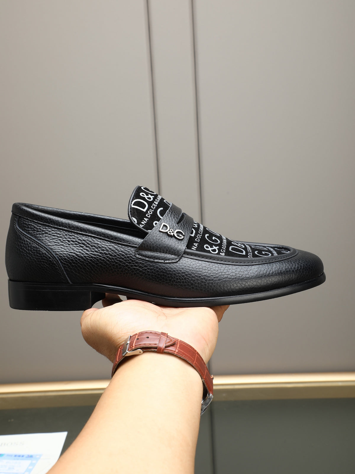 Dolce & Gabbana DG Men's Handcrafted Formal Dress Shoes