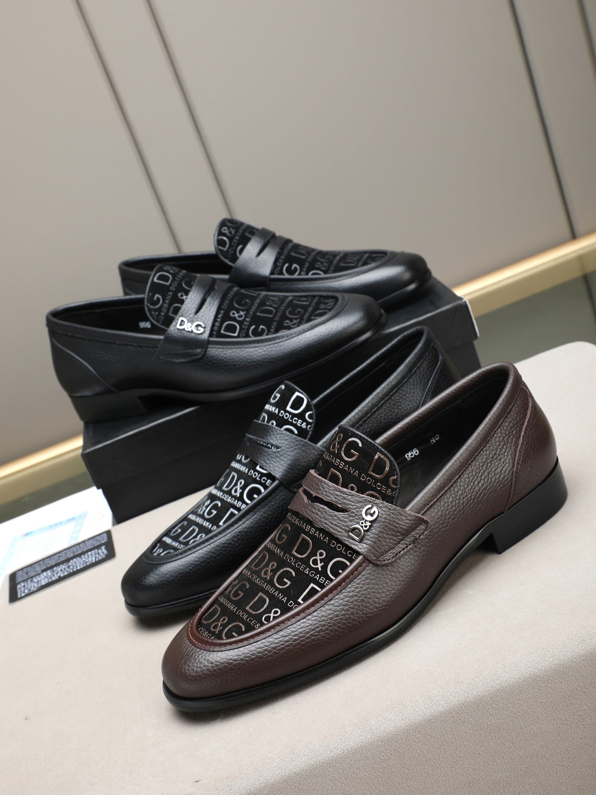 Dolce & Gabbana DG Men's Handcrafted Formal Dress Shoes