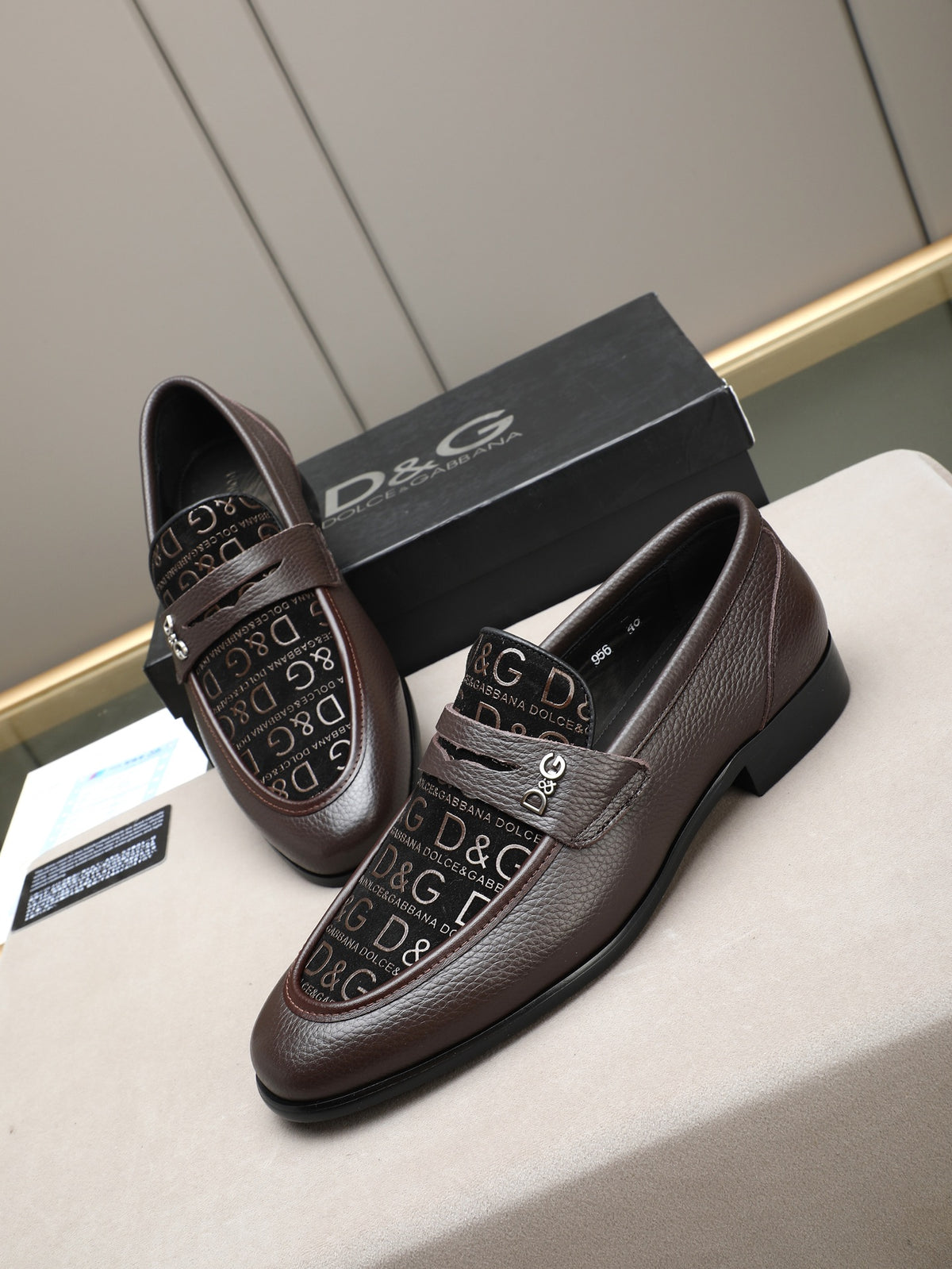 Dolce & Gabbana DG Men's Handcrafted Formal Dress Shoes