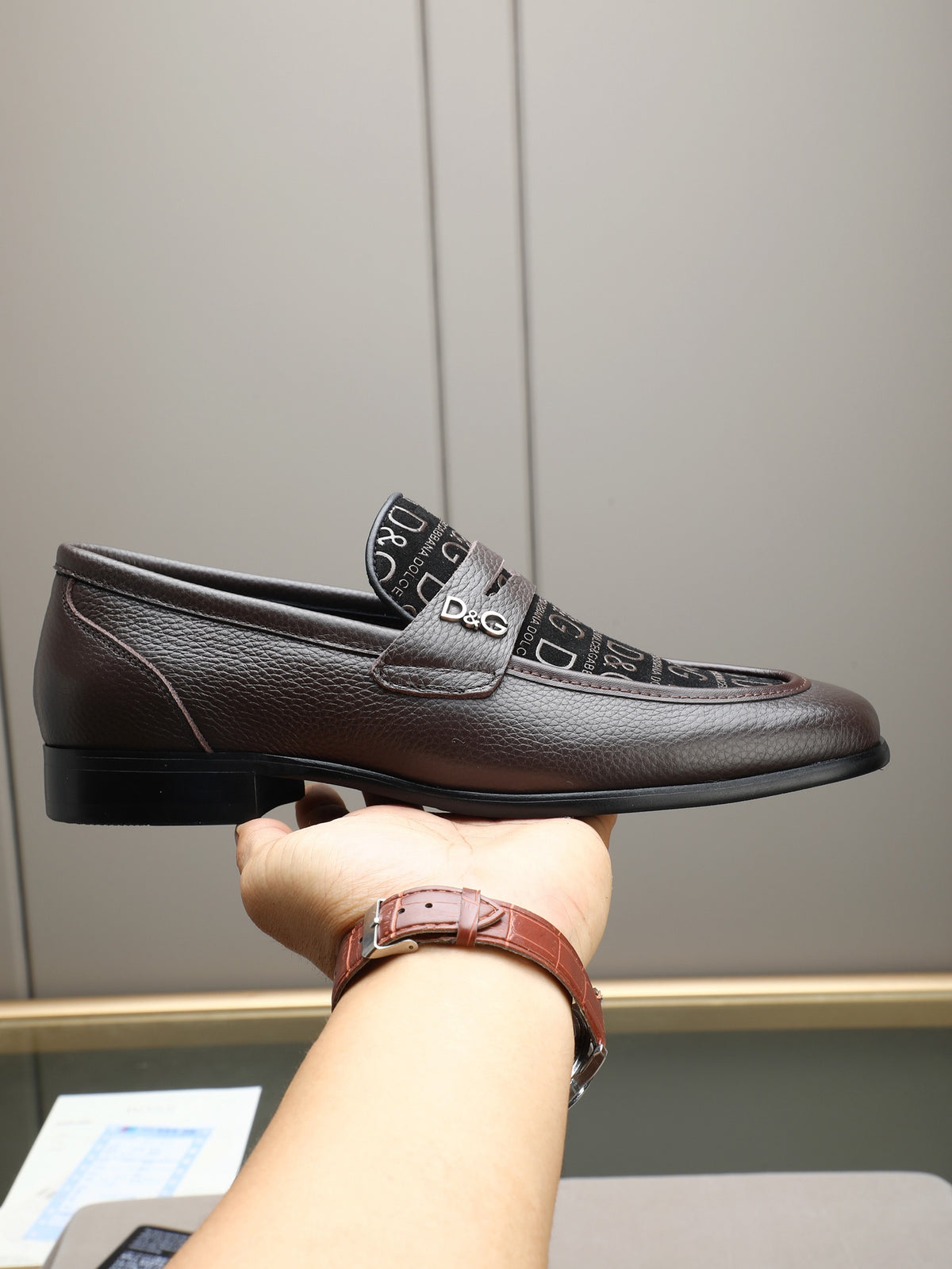 Dolce & Gabbana DG Men's Handcrafted Formal Dress Shoes