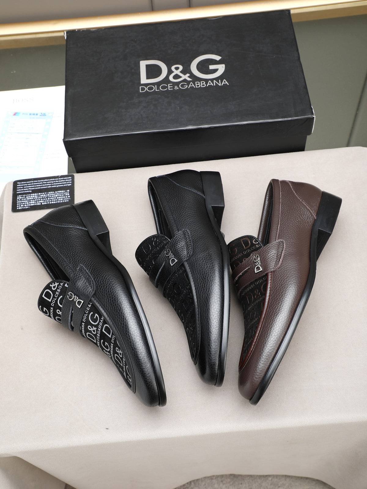 Dolce & Gabbana DG Men's Handcrafted Formal Dress Shoes