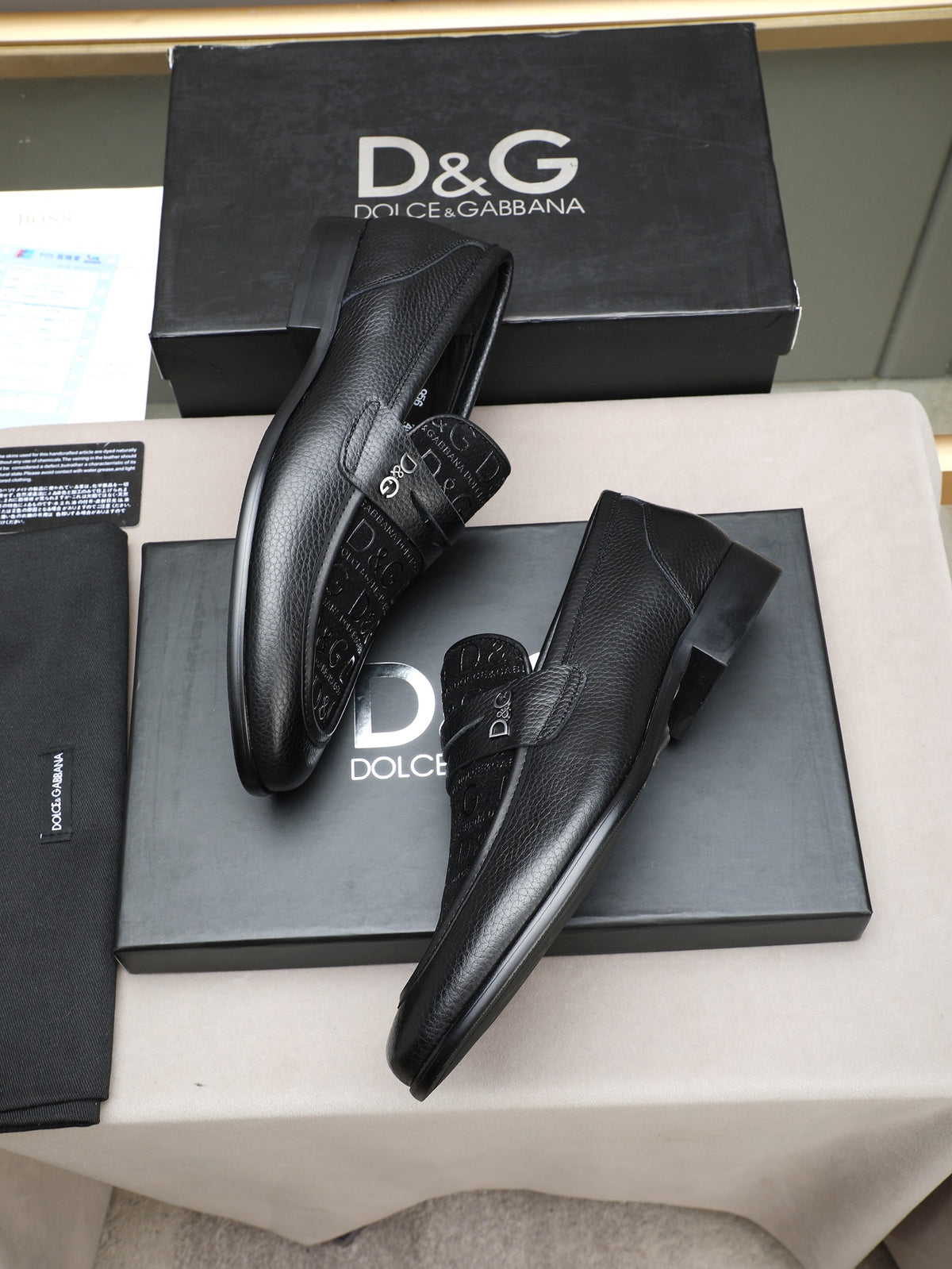 Dolce & Gabbana DG Men's Handcrafted Formal Dress Shoes