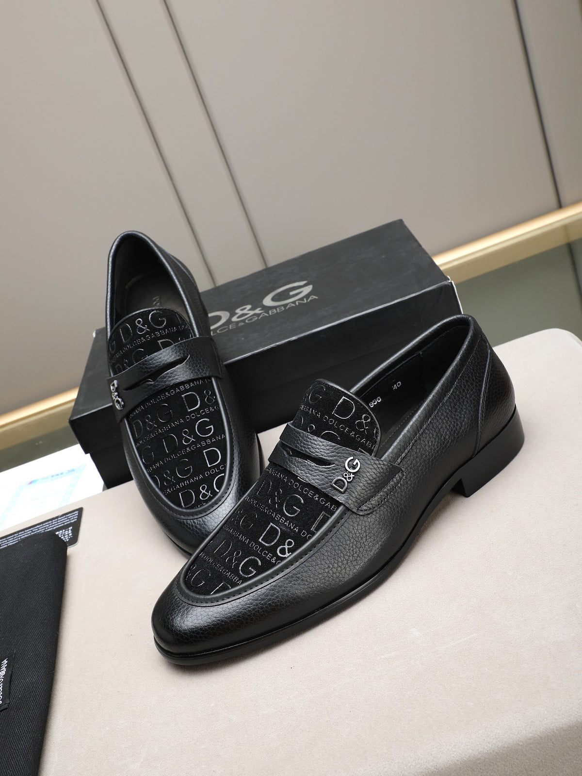Dolce & Gabbana DG Men's Handcrafted Formal Dress Shoes