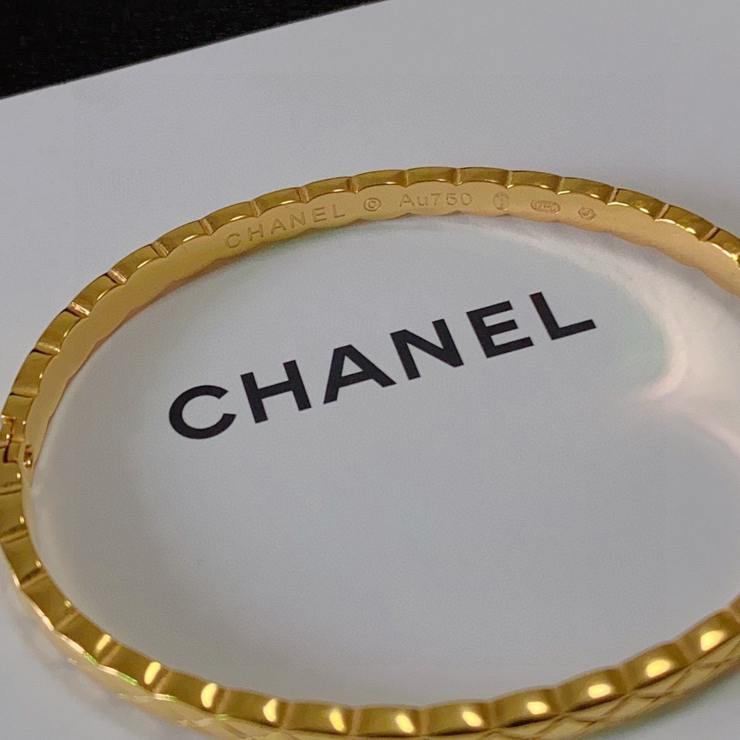 red crystal letter Bangle for women - alternate angle view 5