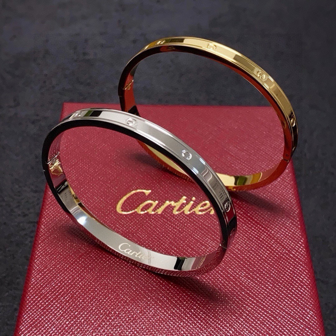 white delicate Bangle for women - product detail view
