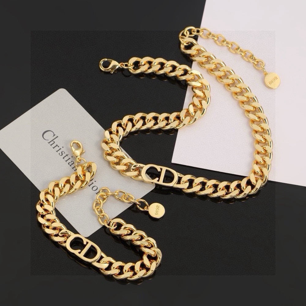 gold letter Bracelet for women - product detail view