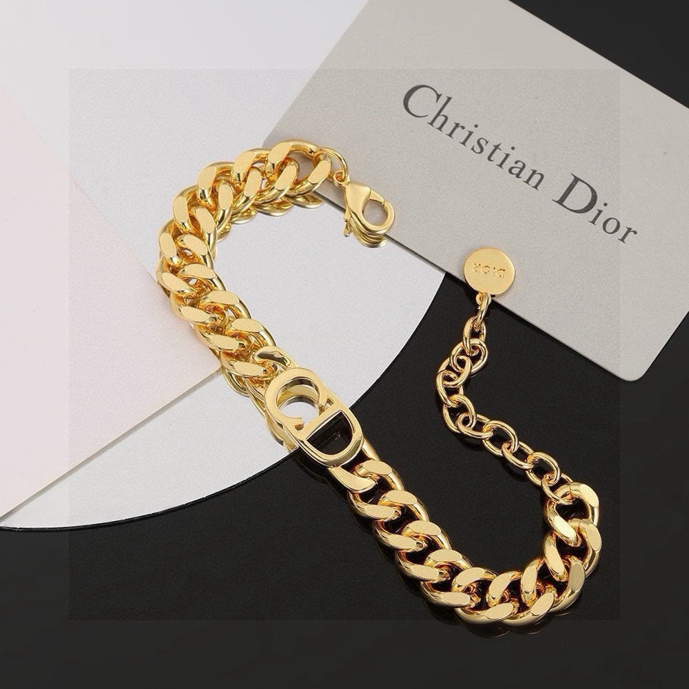 gold letter Bracelet for women - alternate angle view 5