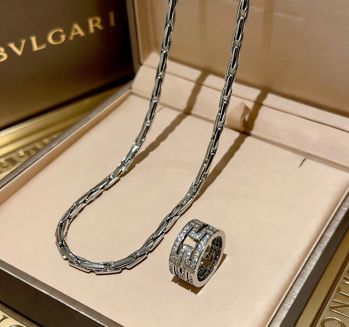 gold minimalist Ring for men - alternate angle view 5