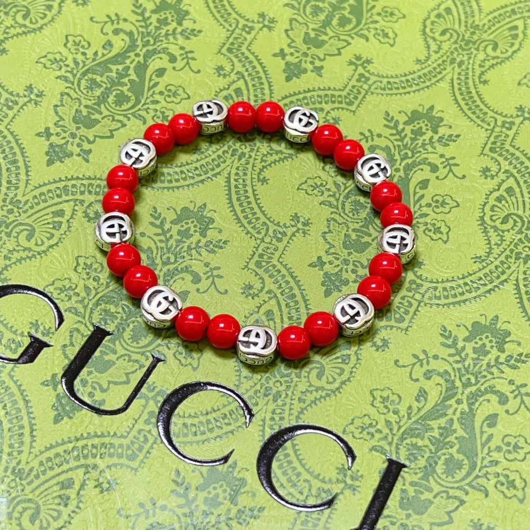 antique crystal Bracelet for men - alternate angle view 8