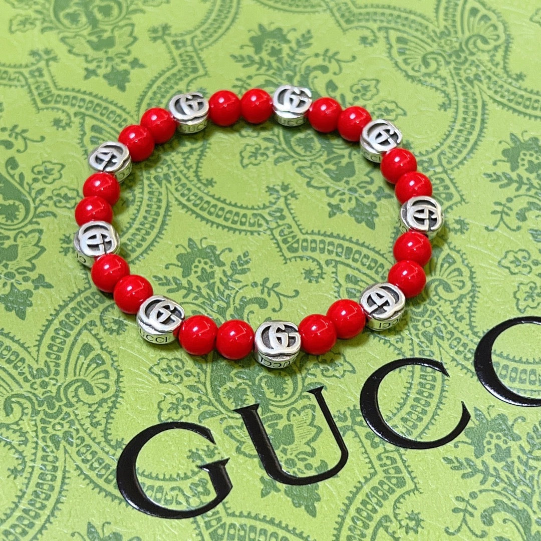 antique crystal Bracelet for men - alternate angle view 7