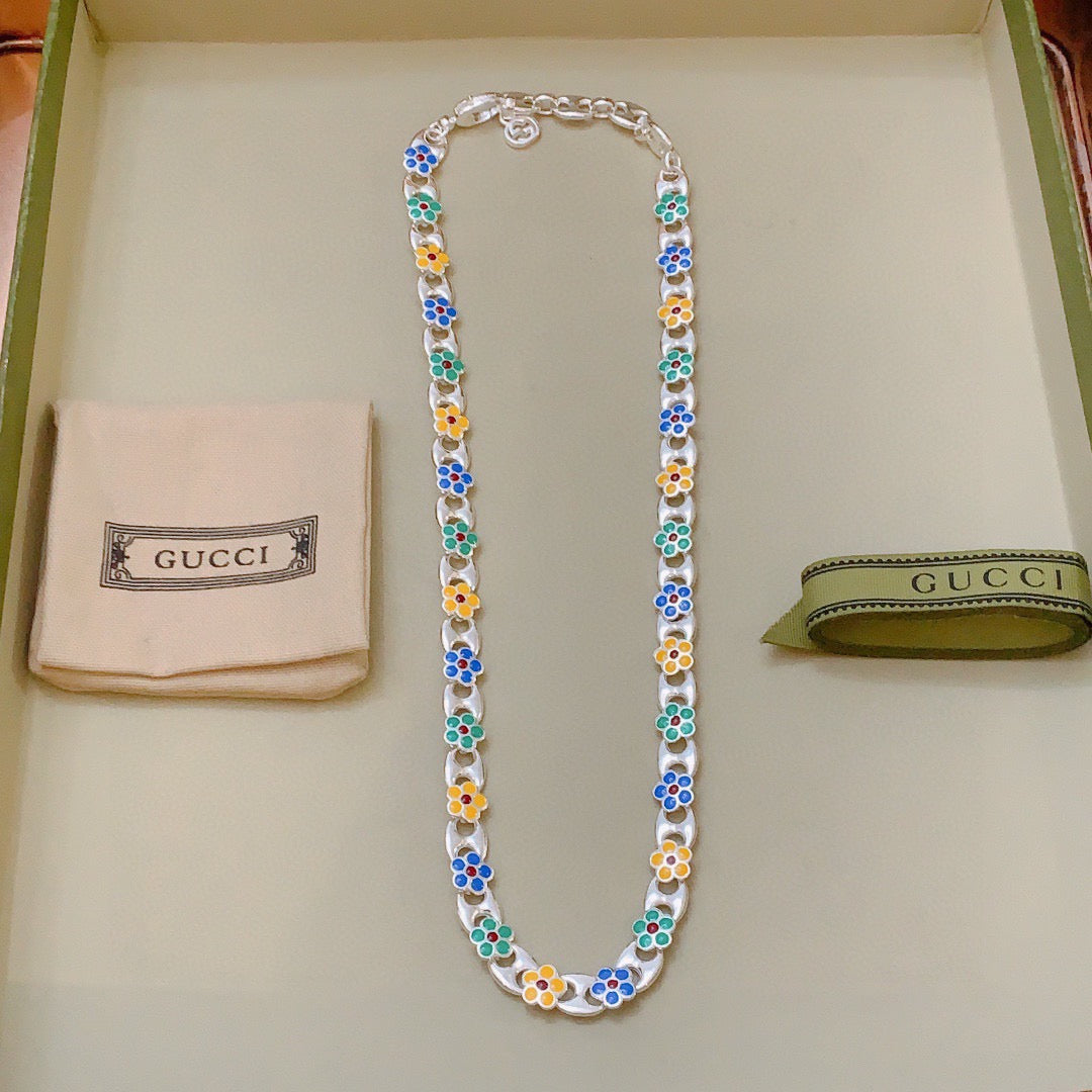 antique chain Necklace for women - product detail view
