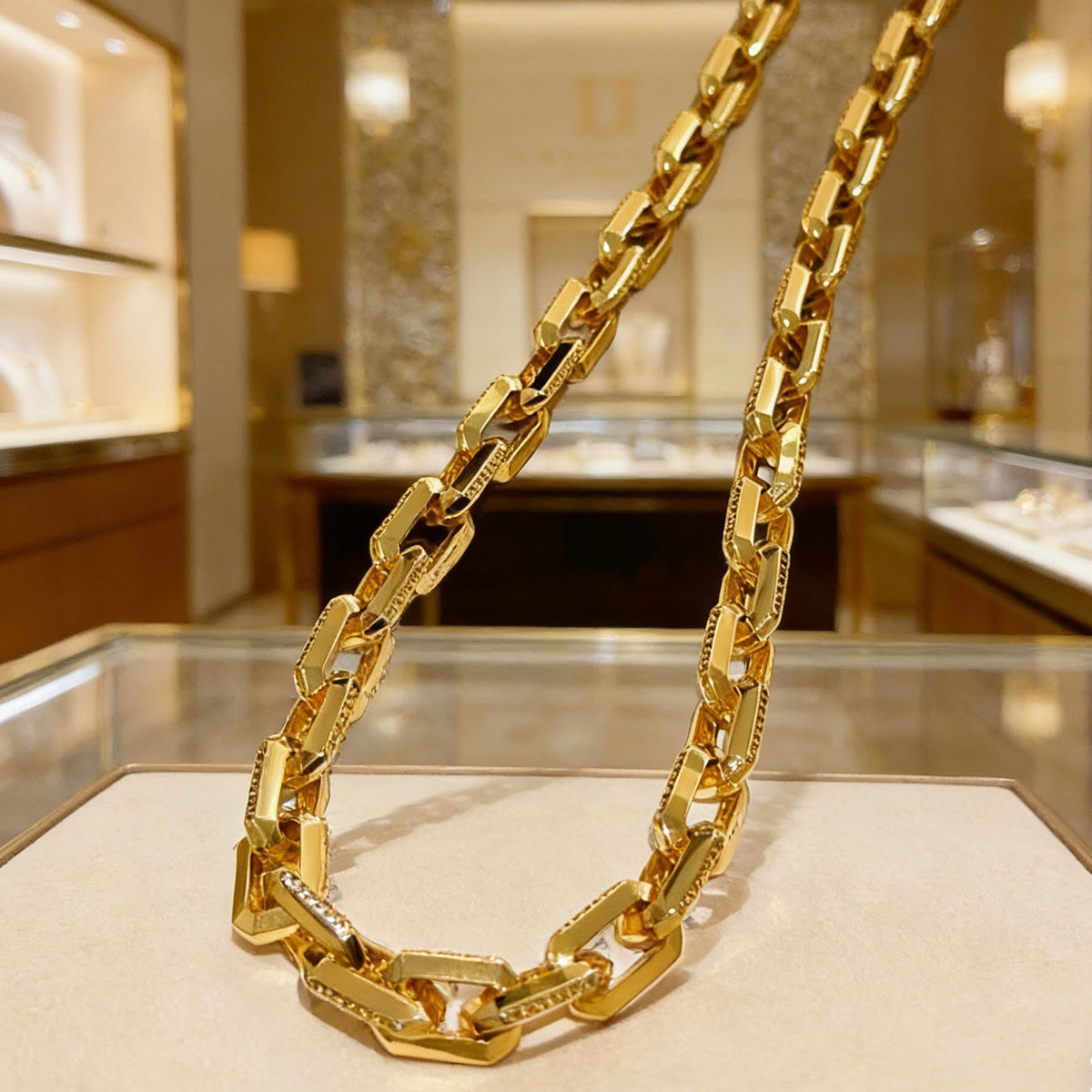 gold minimalist Ring for men - alternate angle view 8