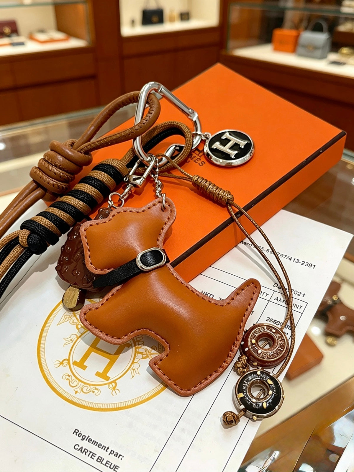 gold key Keychain for men - product detail view