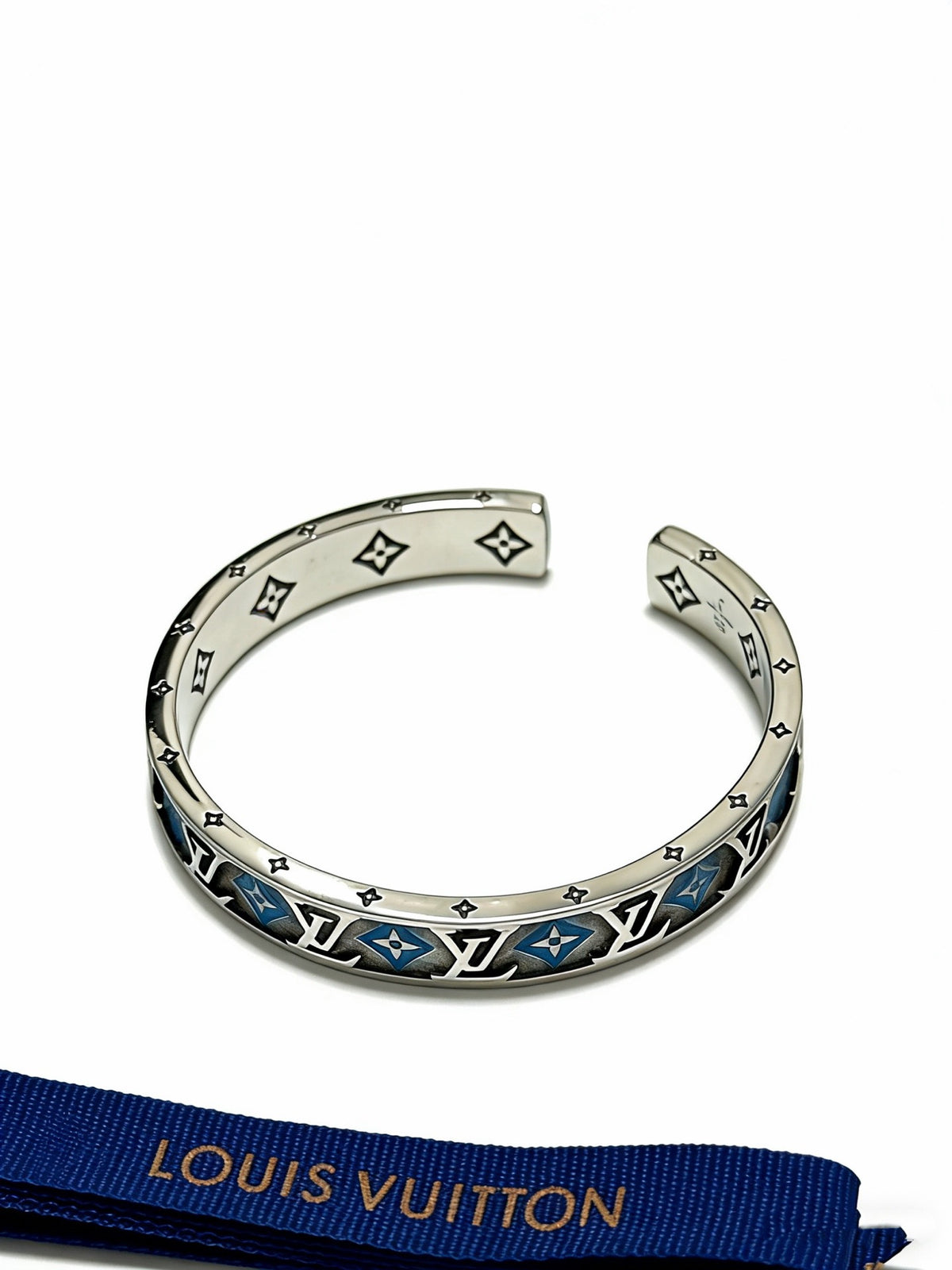 antique chain Bangle for men - alternate angle view 6