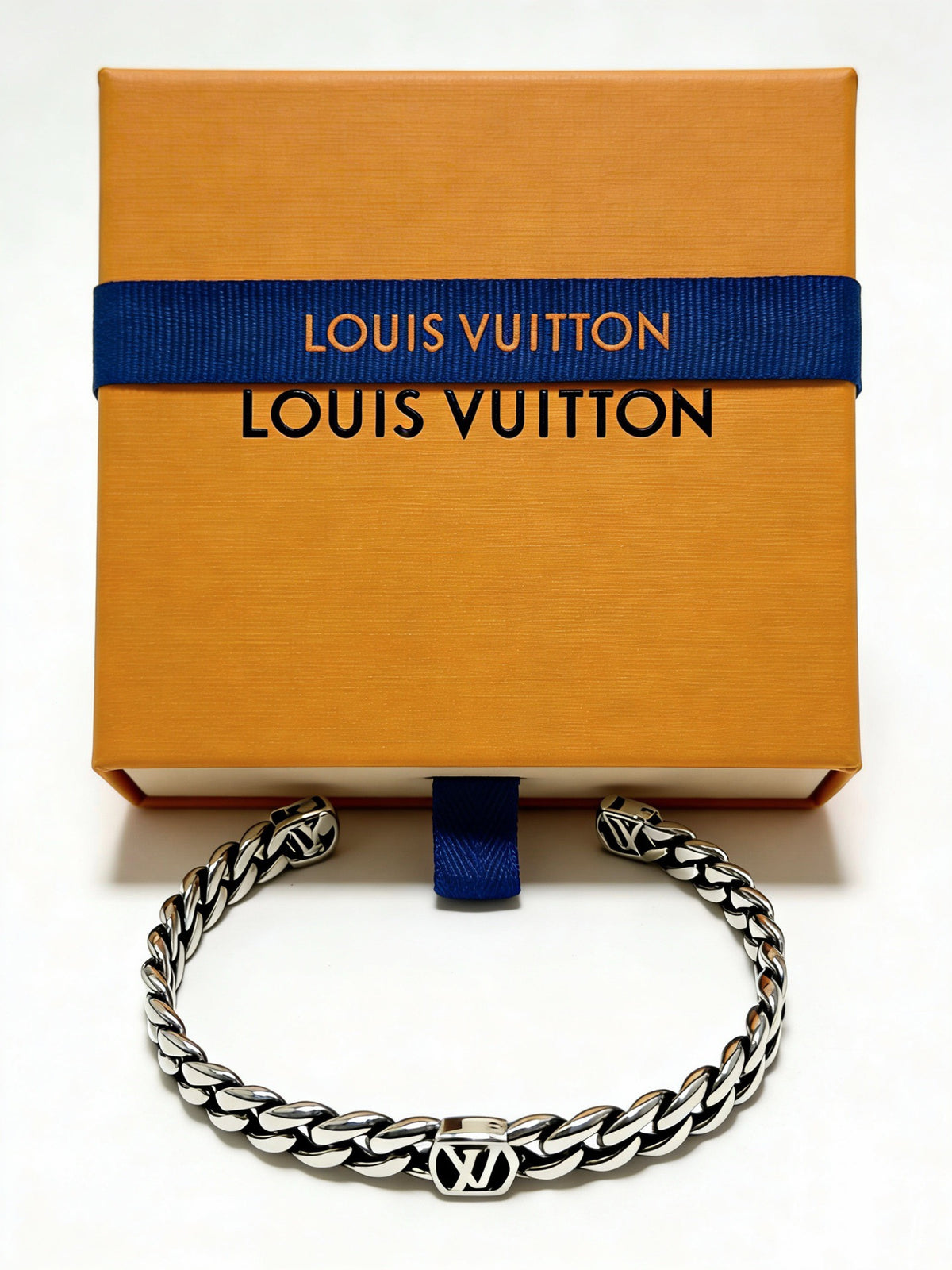antique chain Bangle for men - product detail view