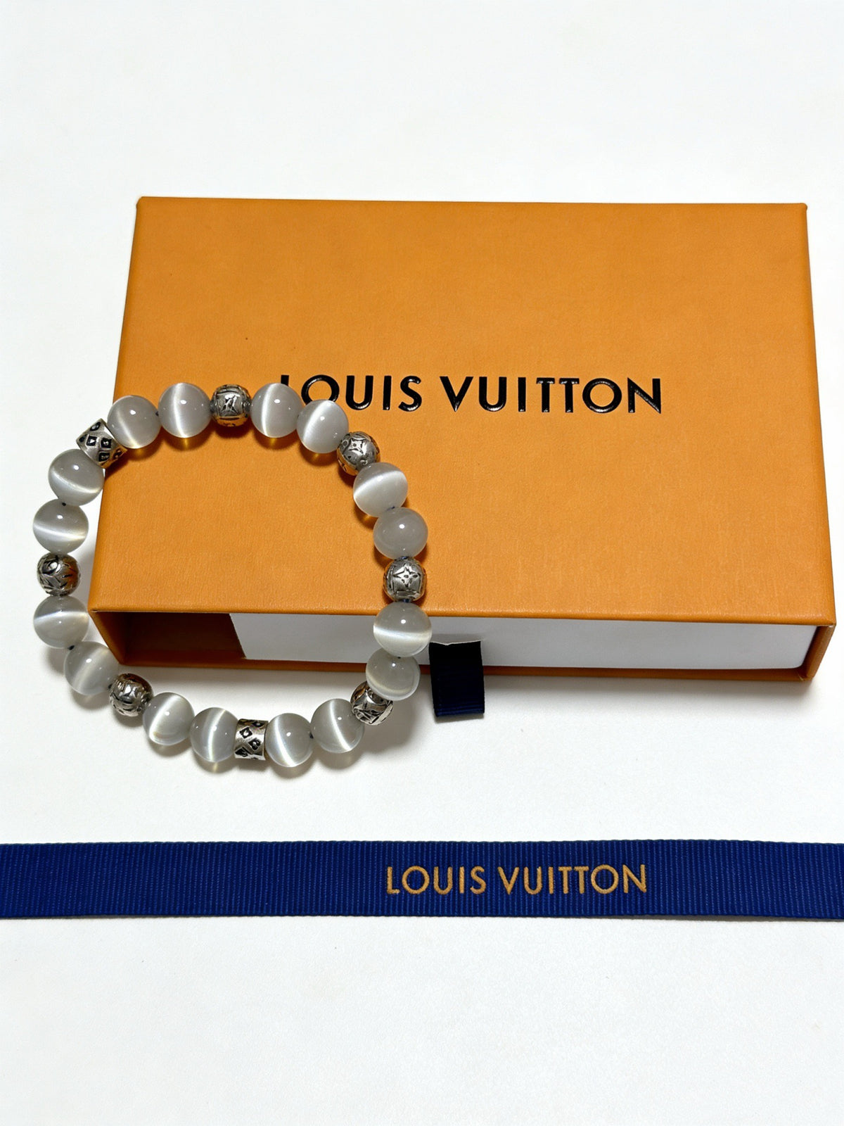 antique agate vintage Bracelet for men - alternate angle view 3