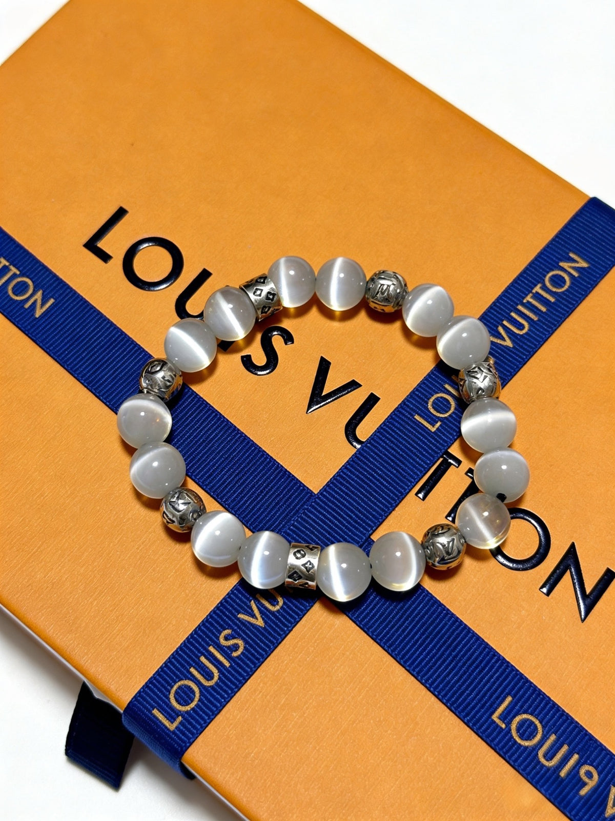 antique agate vintage Bracelet for men - alternate angle view 2