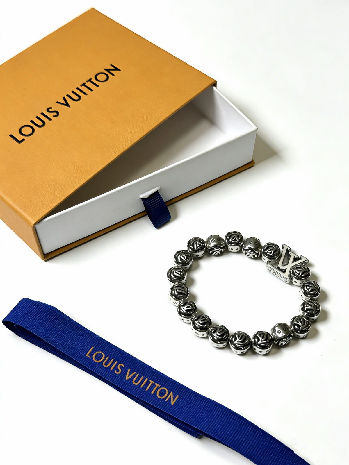 antique chain Bracelet for men - alternate angle view 6