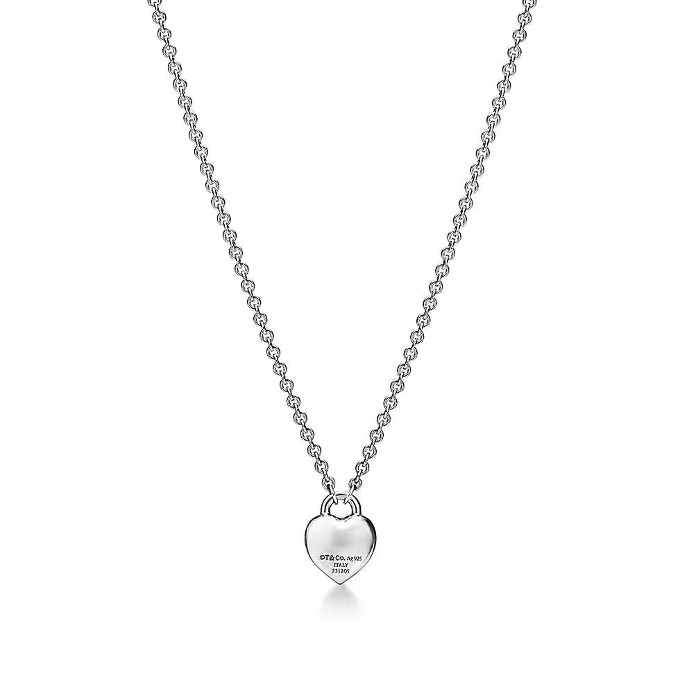 silver punk Necklace for men - alternate angle view 4