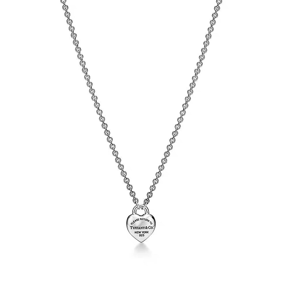 silver punk Necklace for men - alternate angle view 2