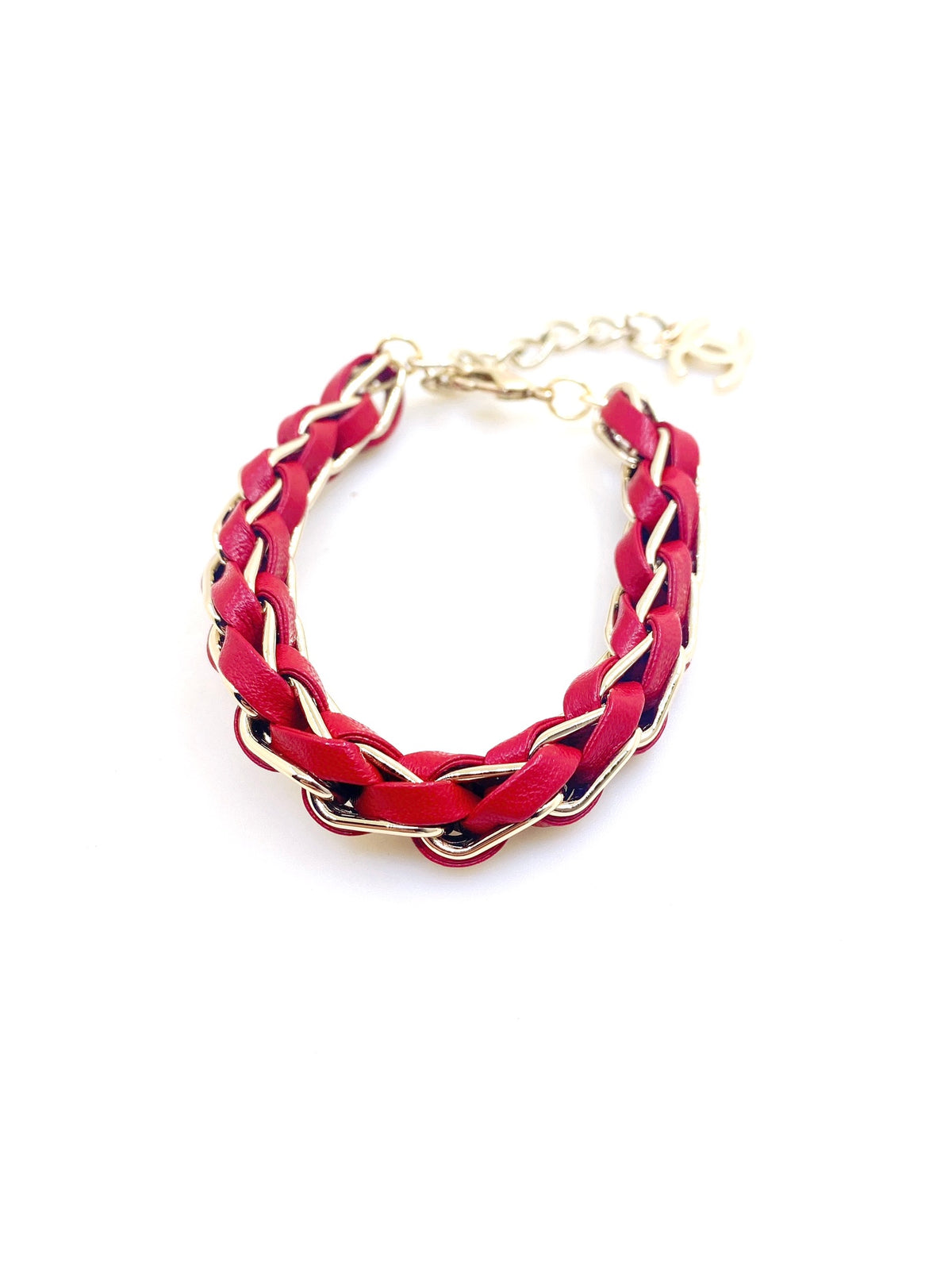 red brass Bracelet for women - product detail view