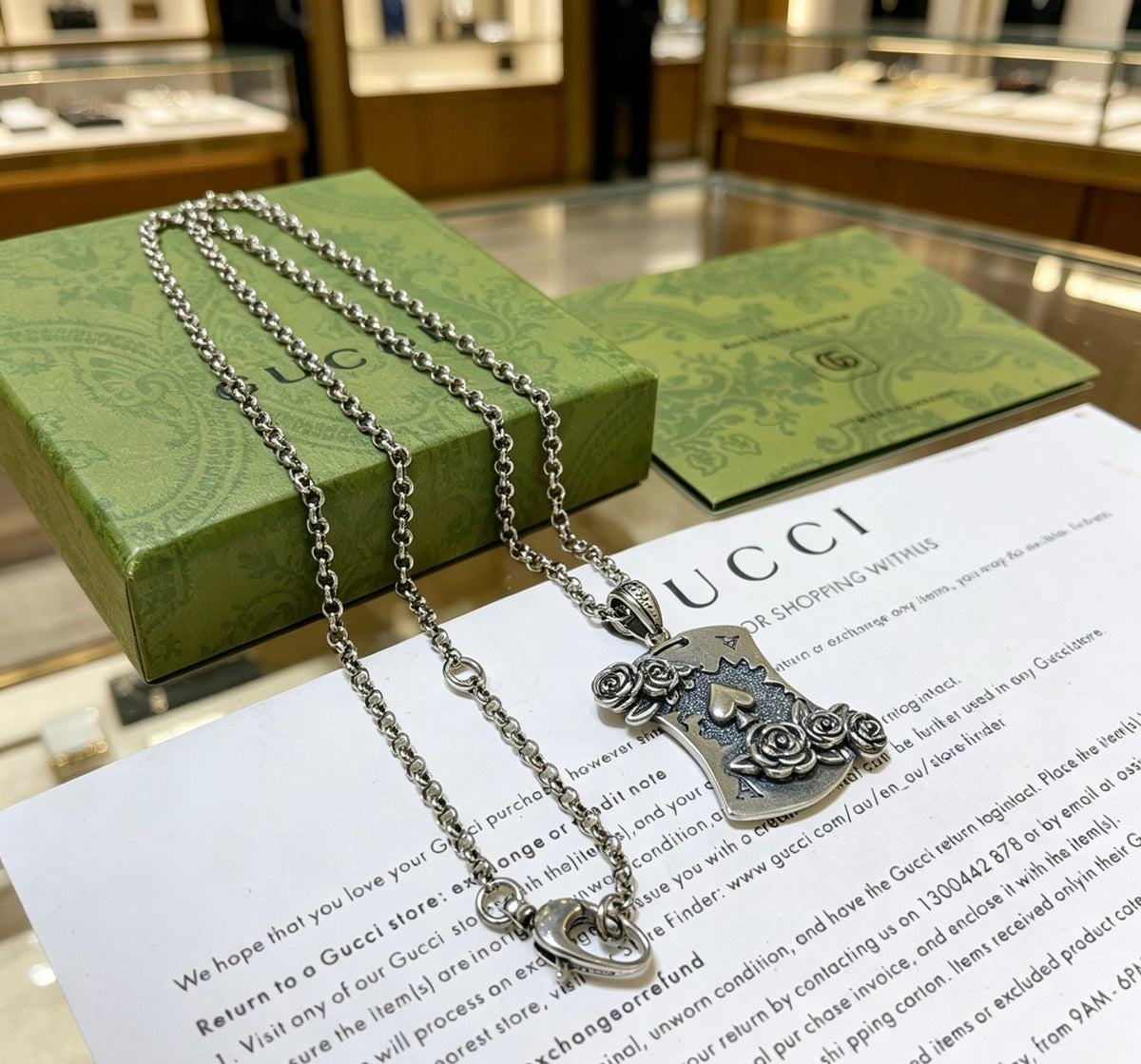 double g Necklace for women - alternate angle view 4